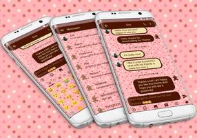 Chocolate SMS 消息 海报