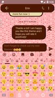 Chocolate SMS رسائل تصوير الشاشة 3