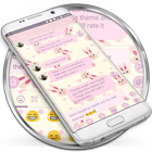 Pink Rabbit SMS Messages icône