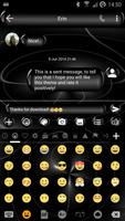 SMS Messages Spheres Black screenshot 3