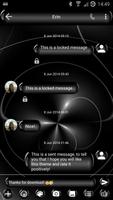 Blk Sphere SMS Messages capture d'écran 1