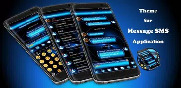 SMS Messages SpheresBlue Theme