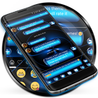 SMS Messages SpheresBlue Theme icon