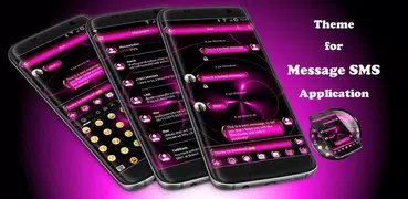 SMS Messages SpheresPink Theme