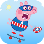 Captain Pep American Pig Run icône