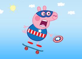 Captain Pep American Pig Run الملصق
