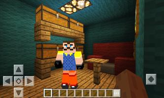 Maps Hello Neighbor Minecraft ภาพหน้าจอ 1