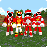 Mod Power Rangers Minecraft PE أيقونة