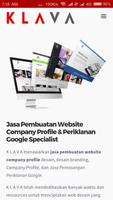 KLAVA - Jasa Pembuatan Website Affiche