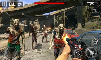 Zombie Shooting Dead Zombie Frontier 3D الملصق