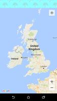 UK & Ireland Pokemon Go Map Affiche
