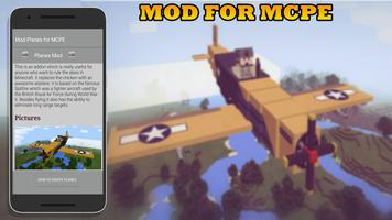 Mod Planes for Minecraft PE постер