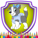 Paw Color Patrol coloring book for kids APK