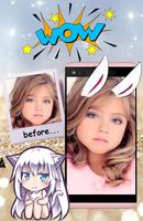 Bunny ears: rabbit face photo  screenshot 2