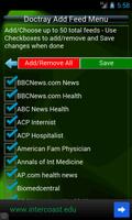 Doctray Medical Health RSS تصوير الشاشة 3