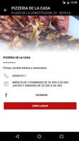 Pizzeria de la Casa اسکرین شاٹ 1