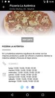 Pizzeria La Auténtica स्क्रीनशॉट 2