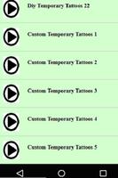 Temporary Tattoos Ideas Videos اسکرین شاٹ 1