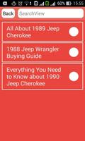 برنامه‌نما Jeep Vehicle Info and Review عکس از صفحه