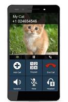 Fake Call Cat Joke Affiche