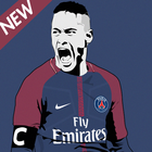 Neymar PSG Fans Wallpapers-icoon