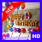 Birthday Ballon Decoration HD Zeichen