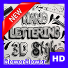 Hand Lettering Art 3D HD icône