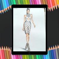 Sketch Fashion Design HD capture d'écran 3