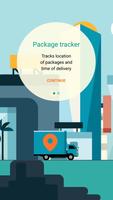 Ukrposhta, Nova Poshta parcels الملصق