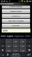 MultiLing Keyboard imagem de tela 1