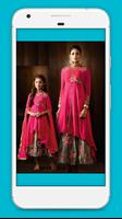 Mother and Daughter Dress Design Affiche
