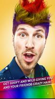 Crazy Man Hair Mustache Beard poster