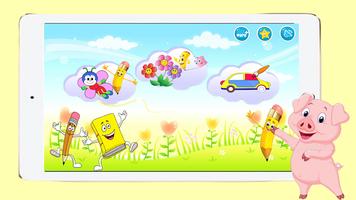 Kid game: Drawing for kids ポスター