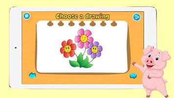 Kid game: Drawing for kids capture d'écran 1