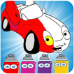 kids app - car coloring book