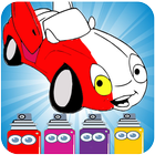 kids app - car coloring book icône