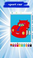 kids app - car coloring book capture d'écran 1