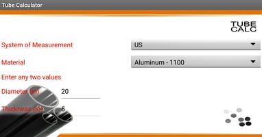 Metal Tube Calculators Screenshot 2