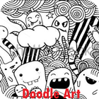 Doodle kunstideeën-icoon