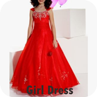 Girl dress icon