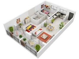 2 Schermata Interior design per la casa 3d