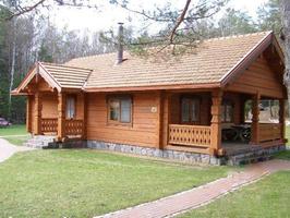 Wooden house پوسٹر