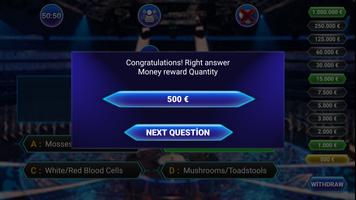 Quiz Millionaire Game - 2018 capture d'écran 2