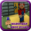 Mario Map Bros island in mcpe