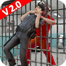أسير هرب 3D عمل قتال لعبه APK