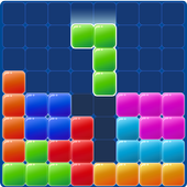 Block puzzle monster icon Block puzzle monster icon