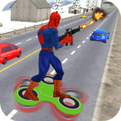 Superhero Fidget Spinner 3d icon