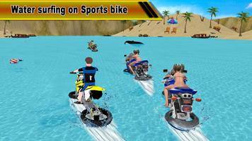 Water Surfing Bike Race screenshot 1