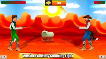 Western Cowboy Shooting Fight Affiche