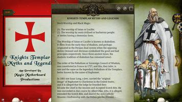 Knights Templar Myths and Legends capture d'écran 2
